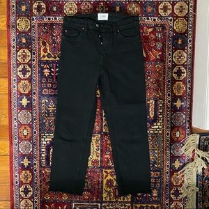 Zara medium rise straight leg jeans